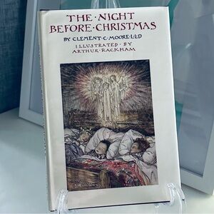 The Night Before Christmas Clement C Moore Arthur Rackham Hardcover Book